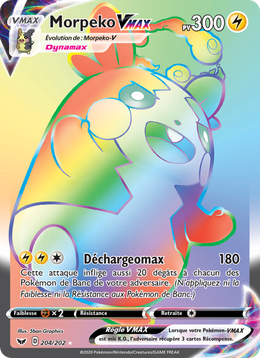 Morpeko VMAX 204/216 Pokémon Épée et Bouclier