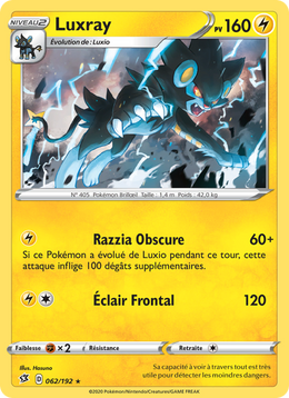 Luxray 62/209 Pokémon Clash des Rebelles