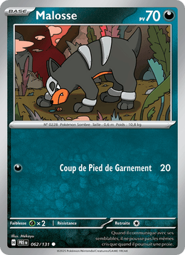 Malosse 062/180 Pokémon Évolutions Prismatiques (EV8.5)
