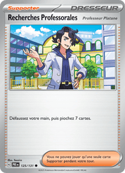 Recherches Professorales 125/180 Pokémon Évolutions Prismatiques (EV8.5)