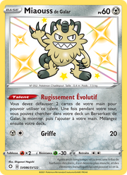 Miaouss de Galar SV086/195 — Pokémon Destinées Radieuses (SHF)