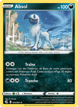Absol 164/284 Pokémon Poing de Fusion (FST)