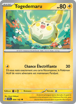 Togedemaru 054/175 Pokémon Couronne Stellaire (EV07)