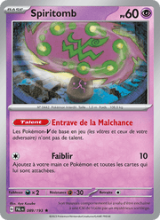 Spiritomb 089/279 Pokémon Évolutions à Paldea (EV02)
