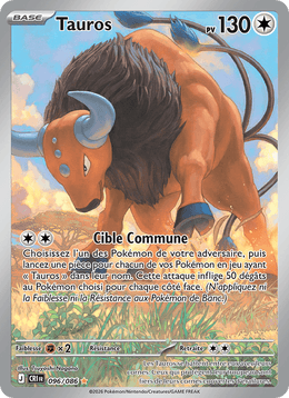 Tauros 096/122 Pokémon Chaos Ascendant (ME04)