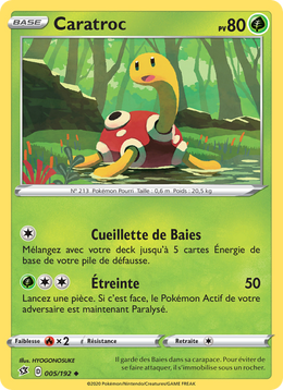 Caratroc 5/209 Pokémon Clash des Rebelles