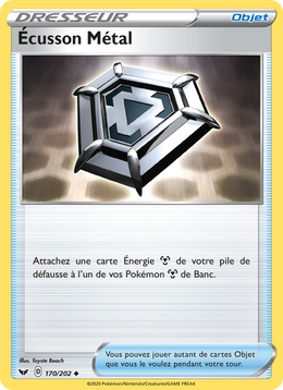 Écusson Métal 170/216 Pokémon Épée et Bouclier
