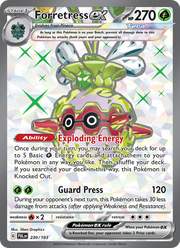 Foretress-ex 230/279 — Pokémon Évolutions à Paldea (EV02)