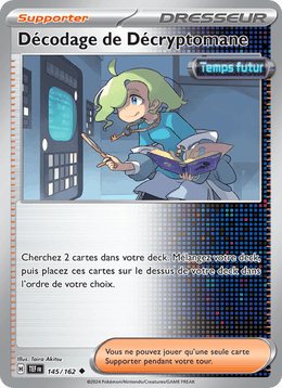 Décodage de Décryptomane 145/218 Pokémon Forces Temporelles (EV05)