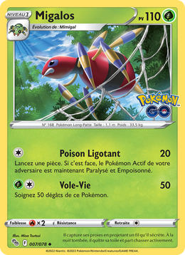 Migalos 007/88 Pokémon Pokémon GO