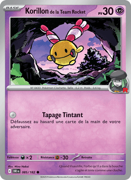 Korillon de la Team Rocket 085/244 Pokémon Rivalités Destinées (EV10)