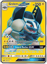 Grolem d’Alola GX 102/125 — Pokémon Invasion Carmin (CIN)