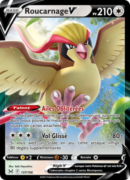 Roucarnage V 137/247 — Pokémon Origine Perdue (LOR)