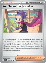 Art Secret de Jeannine 112/180 Pokémon Évolutions Prismatiques (EV8.5)