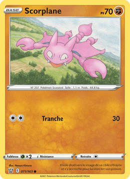 Scorplane 71/183 Pokémon Styles de combat (BST)