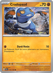 Cradopaud 114/279 Pokémon Évolutions à Paldea (EV02)