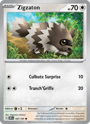 Zigzaton 167/230 Pokémon Flammes Obsidiennes (EV03)