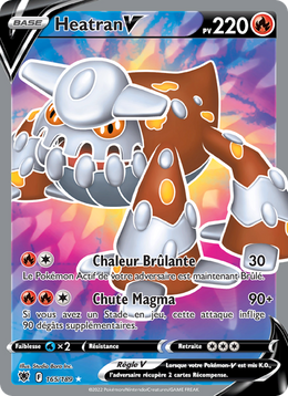 Heatran V 165/246 — Pokémon Astres Radieux (ASR)