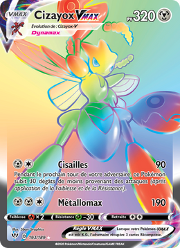 Cizayox VMAX 193/201 Pokémon Ténèbres Embrasées