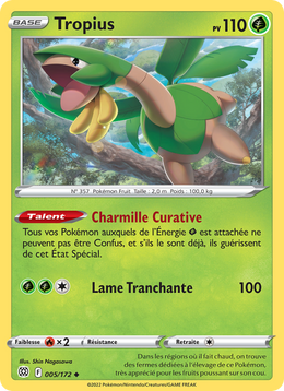 Tropius 005/216 Pokémon Stars Étincelantes