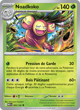 Noadkoko 005/188 Pokémon Méga-Évolution (ME01)