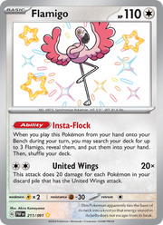 Flamenroule 211/245 — Pokémon Destinées de Paldea (EV4.5)