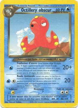 Octillery obscur 62/113 Pokémon Neo Destiny (N4)