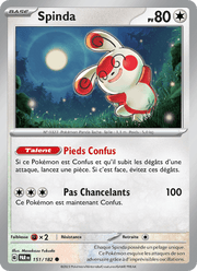 Spinda 151/266 Pokémon Faille Paradoxe (EV04)