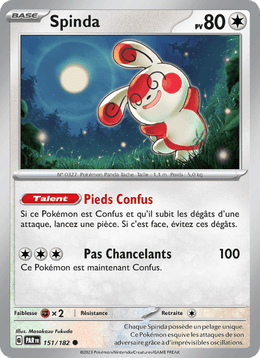 Spinda 151/266 Pokémon Faille Paradoxe (EV04)
