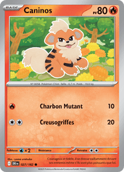 Caninos 027/244 Pokémon Rivalités Destinées (EV10)