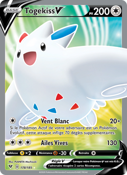 Togekiss V 178/203 Pokémon Voltage Éclatant