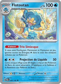 Flotoutan 042/266 Pokémon Faille Paradoxe (EV04)