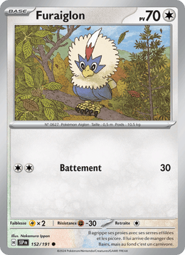 Furaiglon 152/252 Pokémon Étincelles Déferlantes (EV08)