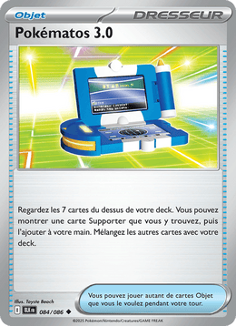 Pokématos 3.0 084/172 Pokémon Foudre Noire (BLK)