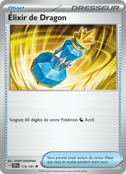 Élixir de Dragon 172/252 Pokémon Étincelles Déferlantes (EV08)