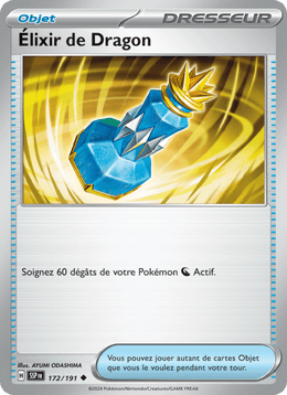 Élixir de Dragon 172/252 Pokémon Étincelles Déferlantes (EV08)