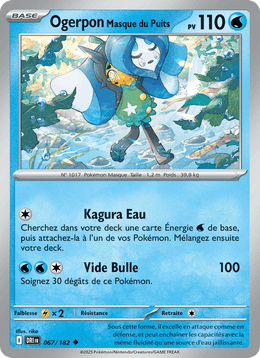 Ogerpon Masque du Puits 067/244 Pokémon Rivalités Destinées (EV10)
