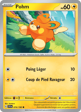Pohm 074/258 Pokémon Écarlate et Violet (EV01)