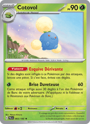 Cotovol 003/279 Pokémon Évolutions à Paldea (EV02)