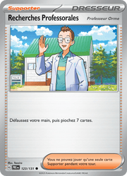 Recherches Professorales 123/180 Pokémon Évolutions Prismatiques (EV8.5)