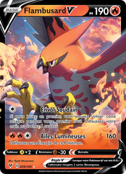 Flambusard V 29/203 Pokémon Voltage Éclatant