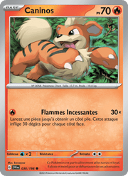 Caninos 030/258 Pokémon Écarlate et Violet (EV01)