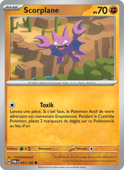 Scorplane 091/266 Pokémon Faille Paradoxe (EV04)