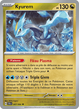 Kyurem 047/99 Pokémon Fable Nébuleuse (EV6.5)