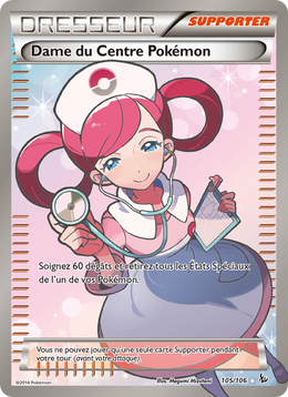 Dame du Centre Pokémon 105/110 — Pokémon Étincelles (FLF)