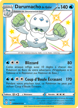 Darumacho de Galar SV024/195 — Pokémon Destinées Radieuses (SHF)