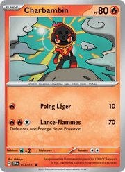 Charbambin 033/252 Pokémon Étincelles Déferlantes (EV08)