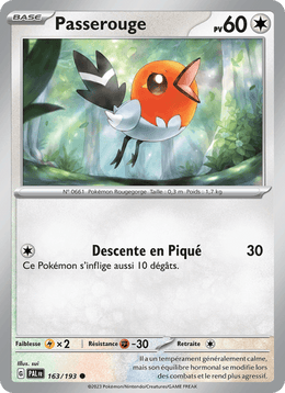 Passerouge 163/279 Pokémon Évolutions à Paldea (EV02)