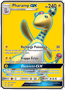 Pharamp GX 163/196 — Pokémon Duo de Choc (TEU)