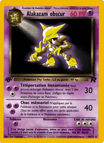 Alakazam obscur 18/83 Pokémon Team Rocket (RO)